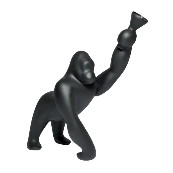 Qeeboo Kong XS Black Ape Table Lamp, Stefano Giovannoni