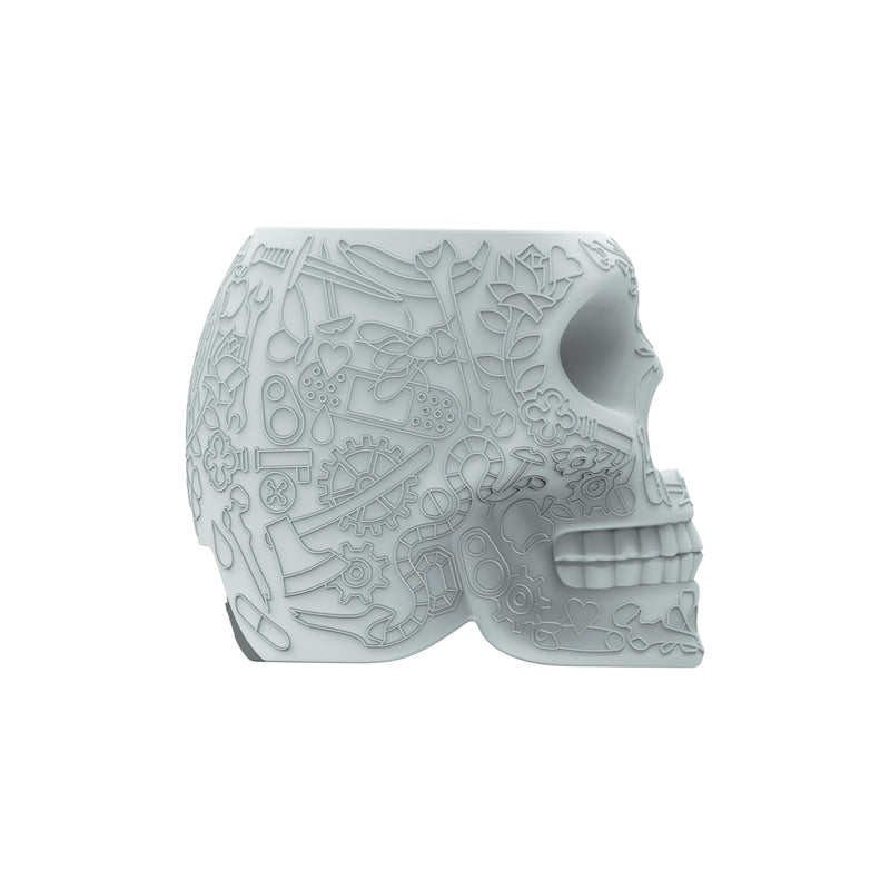 Grey Mexico Skull Mini Power Bank Charger