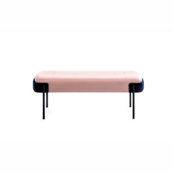 Pink Velvet Bench