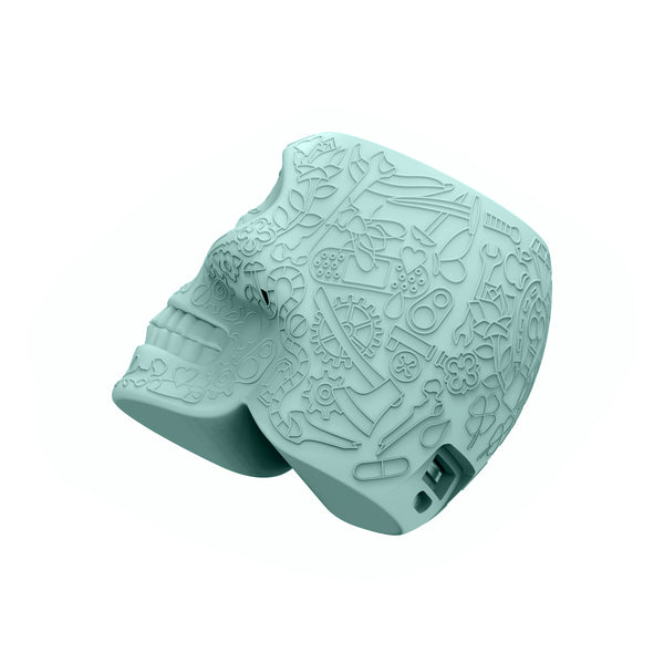 Blue Mexico Skull Mini Power Bank Charger