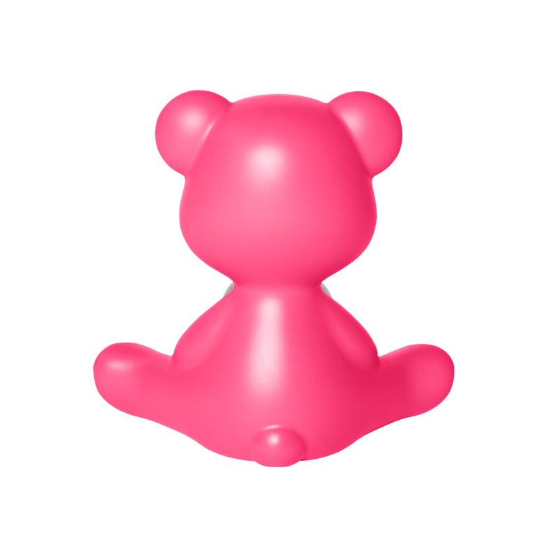 Fuchsia Teddy Bear Lamp LED Rechargeable