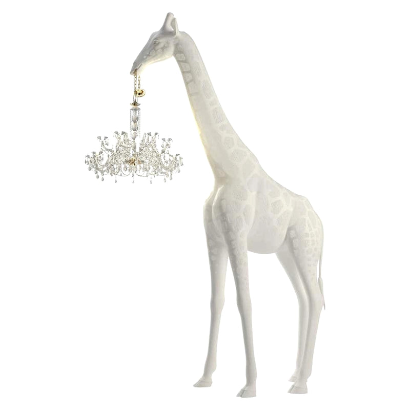 Qeeboo White Giraffe Chandelier, Marcantonio