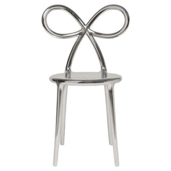 Silver Ribbon Chair Metal