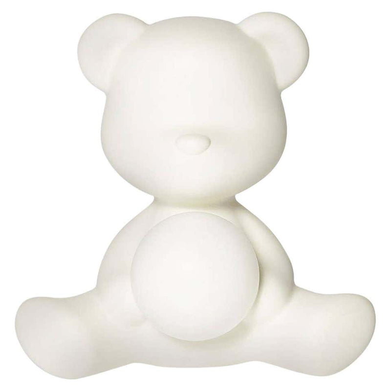 White Teddy Bear Lamp LED Rechargeable