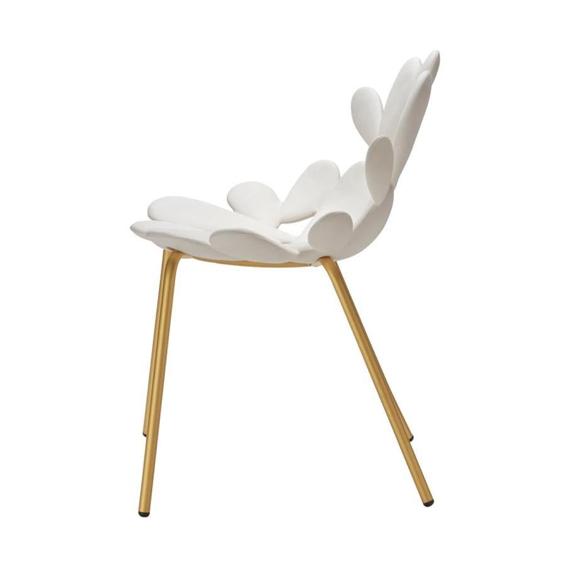 White & Brass Filicudi Cactus Chair