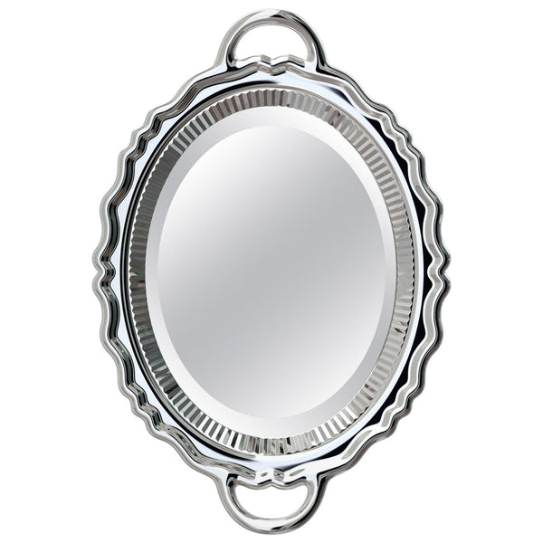 Silver Metal Finish Plateau Mirror