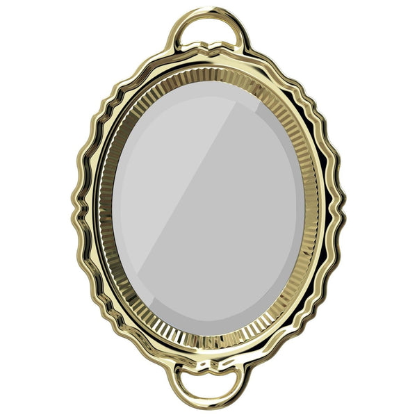 Gold Metal Finish Plateau Mirror