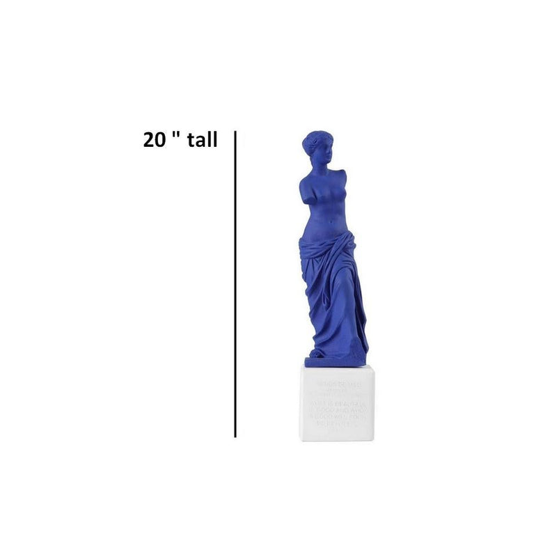 Venus De Milo Statue in Blue