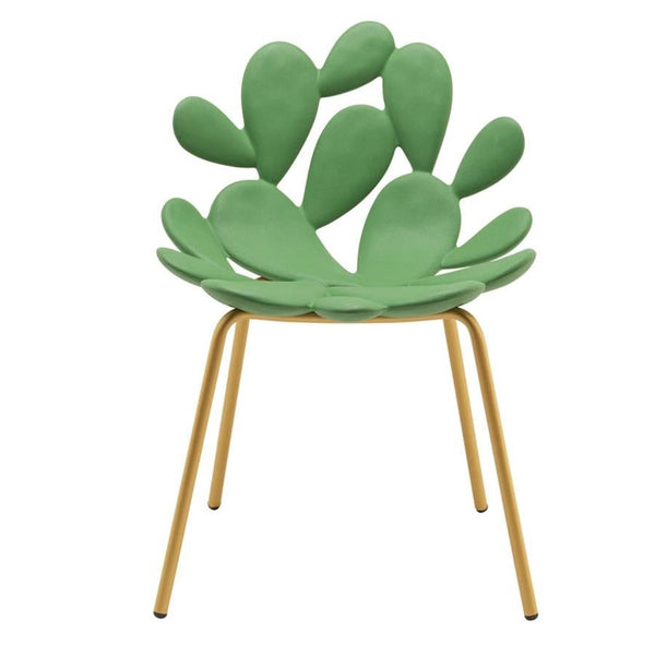 Green & Brass Filicudi Cactus Chair