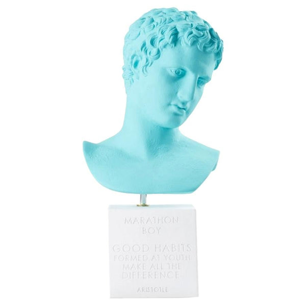 Marathon Statue in Turquoise XL