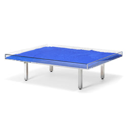 Yves Klein Blue "IKB" Glass Table