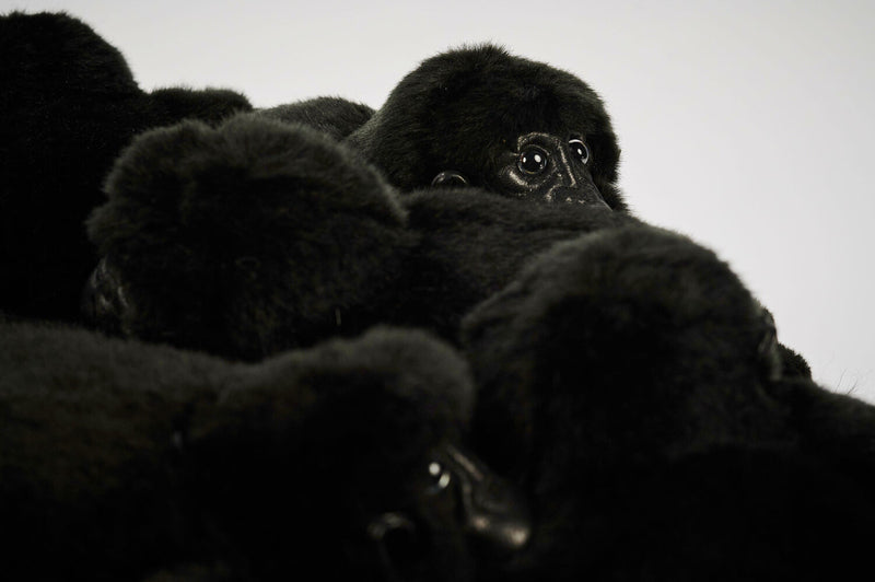 Black Gorilla Pouf Trompette