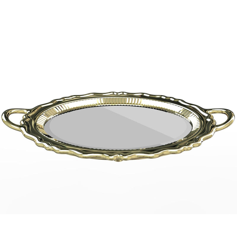 Gold Metal Finish Plateau Mirror