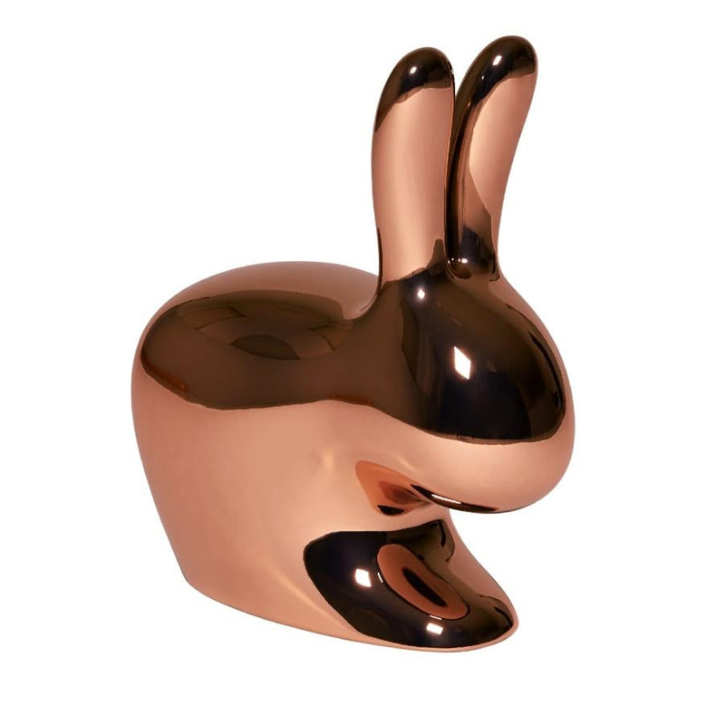 Copper Baby Rabbit Chair with Metallic Finish