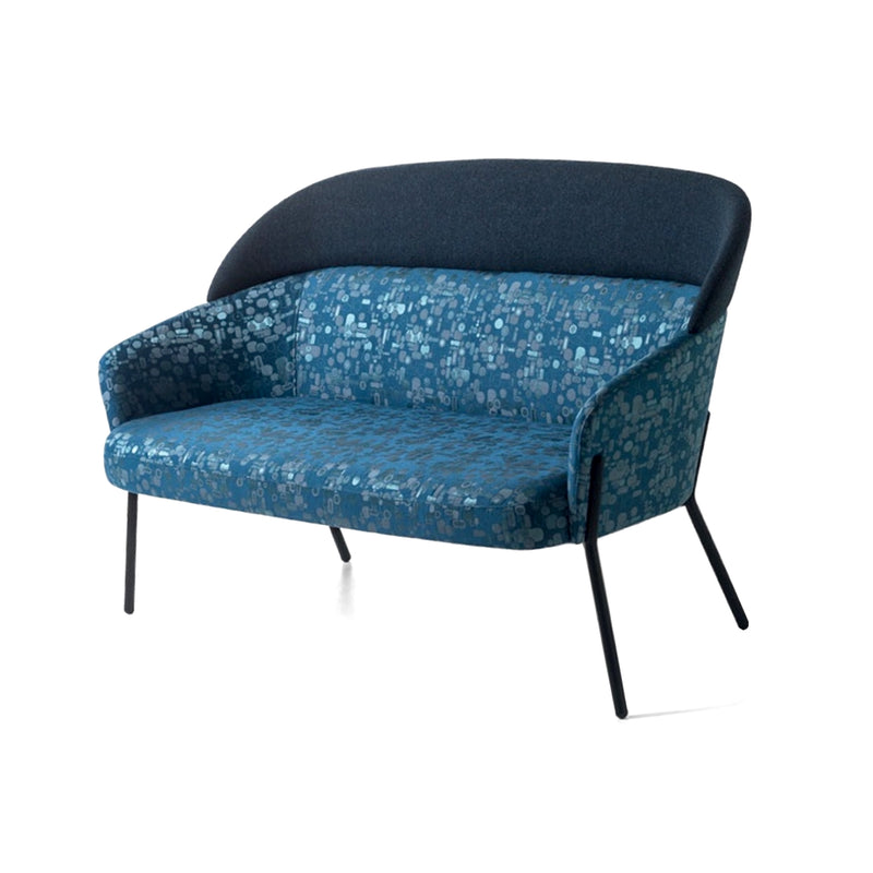 Wam Blue sofa with motifs