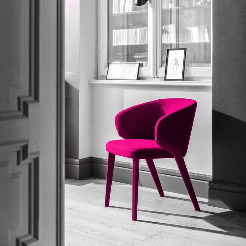 Nora Bordeaux Armchair