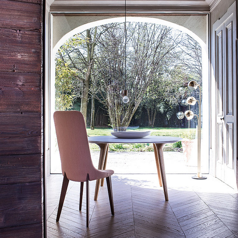 Ademar Walnut / Marble Dining Table