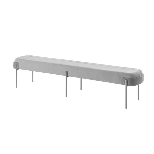 Wam Grey Long Bench