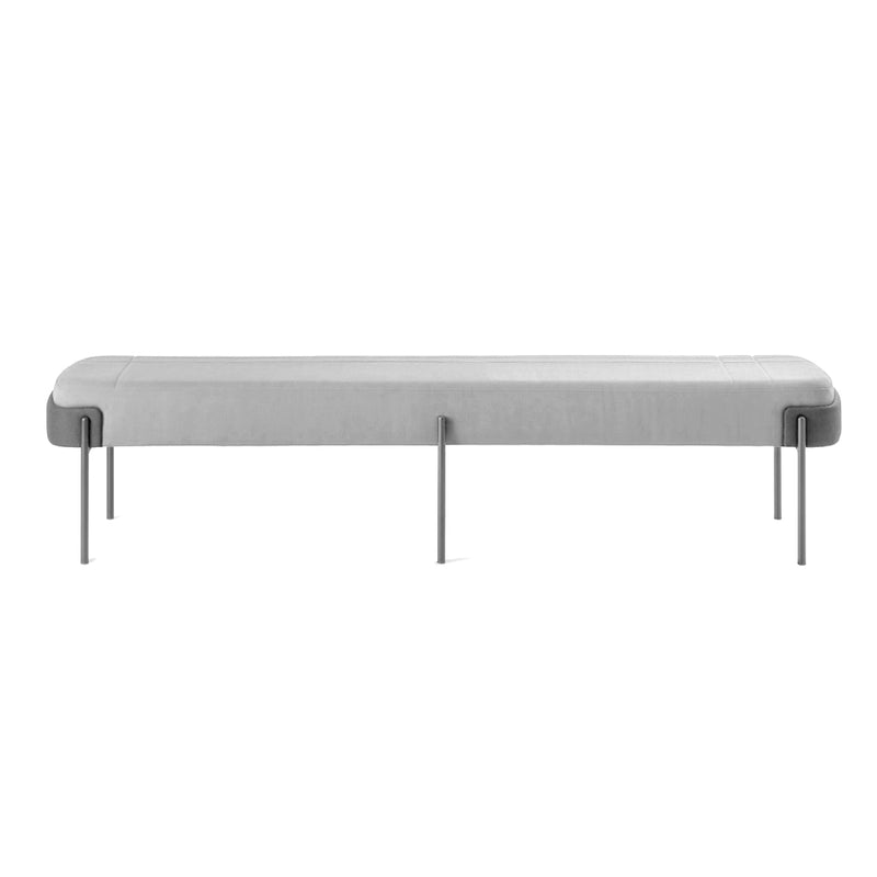 Wam Grey Long Bench