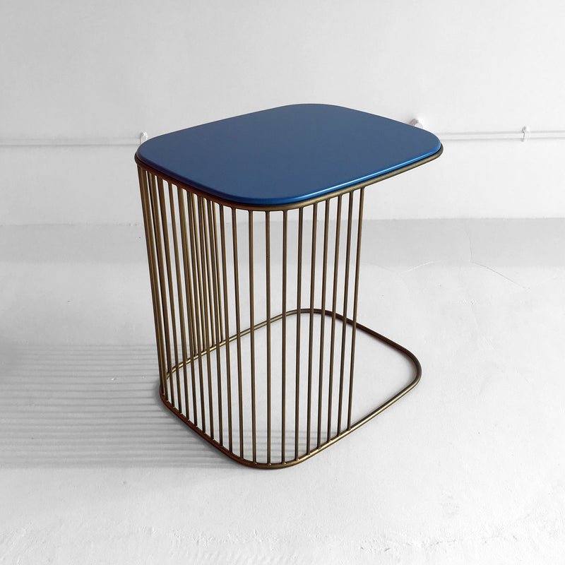 Comb Blue Frame Side Table