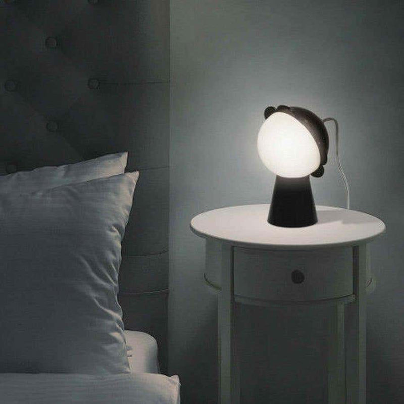 Black Daisy Lamp with LED