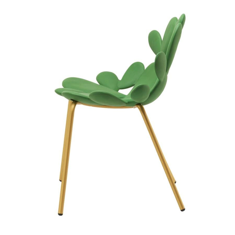 Green & Brass Filicudi Cactus Chair