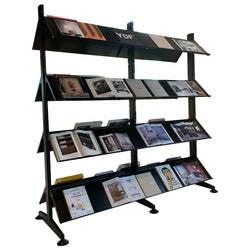 Elle System A in Black Metal Magazine/Book Shelf