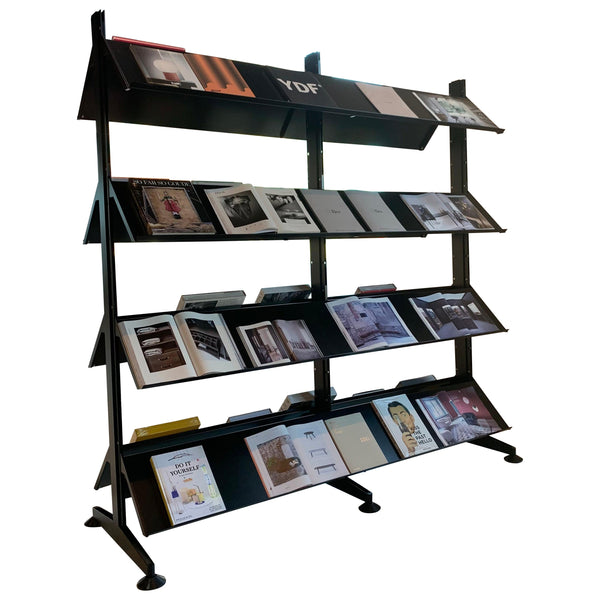 Elle System A in Black Metal Magazine/Book Shelf