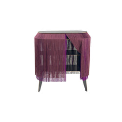 Bordeaux Fringe Side Table / Nighstand