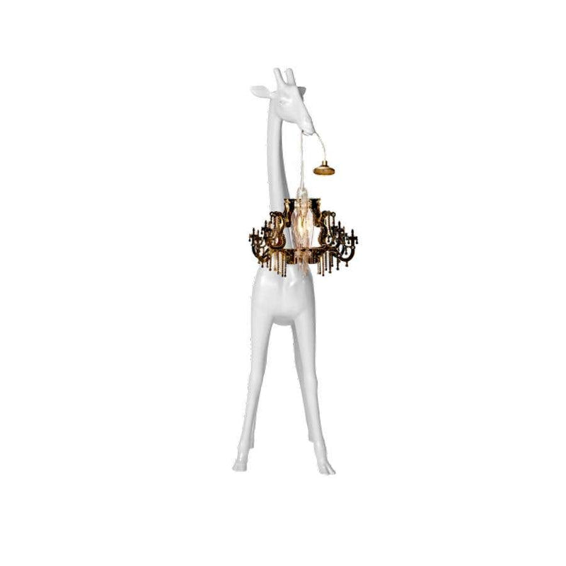 White Giraffe in Love XS Chandelier