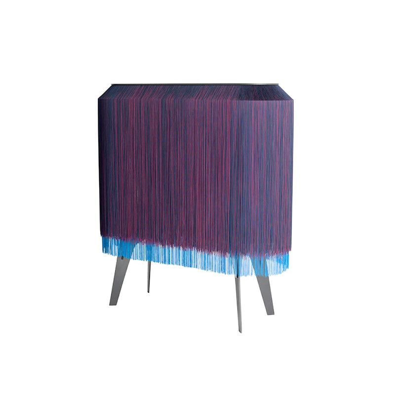 Blue Fringe Bar / Cabinet Large