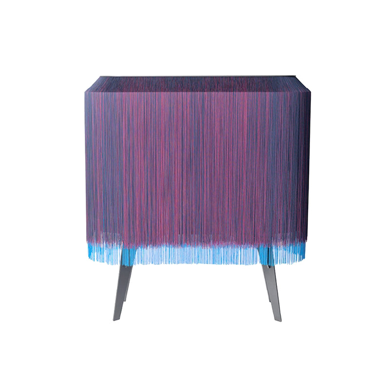 Blue Fringe Bar / Cabinet Large