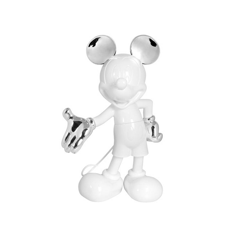 Mickey, Bi-color Figurine White & Silver