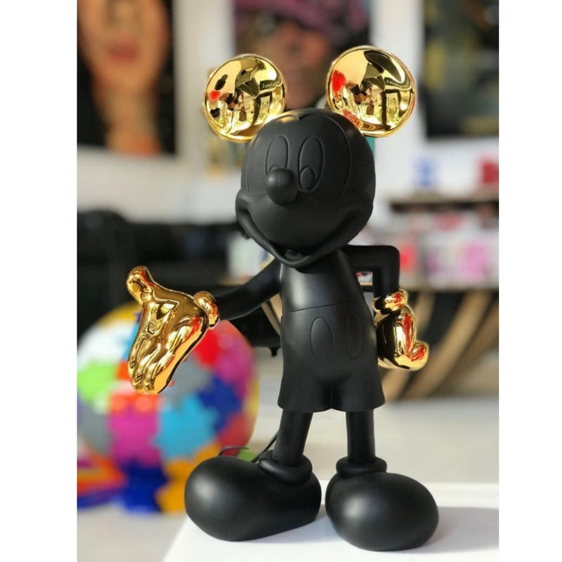 Mickey Bi-color Figurine Black & Gold