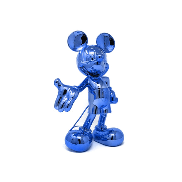 Mickey, Metallic Figurine Blue