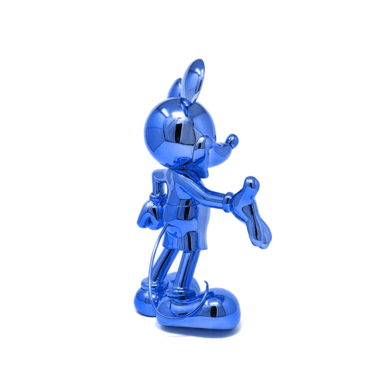 Mickey, Metallic Figurine Blue