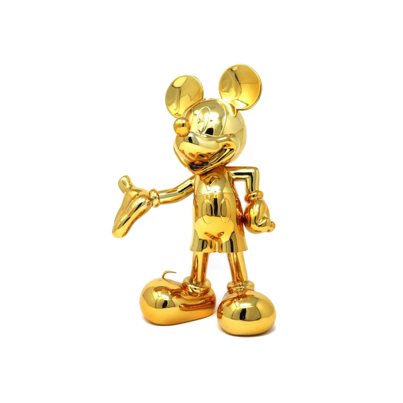 Mickey, Metallic Figurine Gold