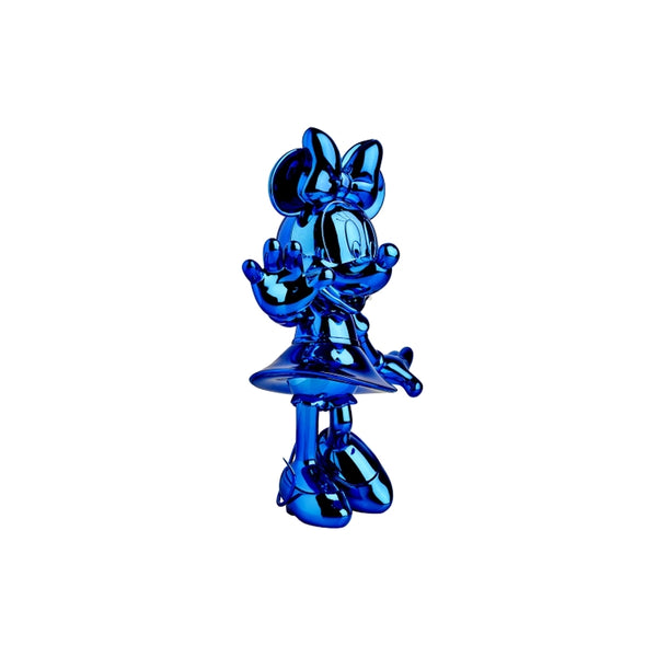 Minnie, Metallic Figurine Blue