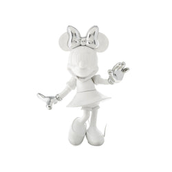 Minnie, Bi-color Figurine White & Silver