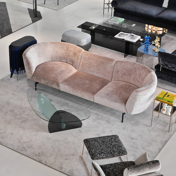 Pink Velvet Rendez-Vous Sofa