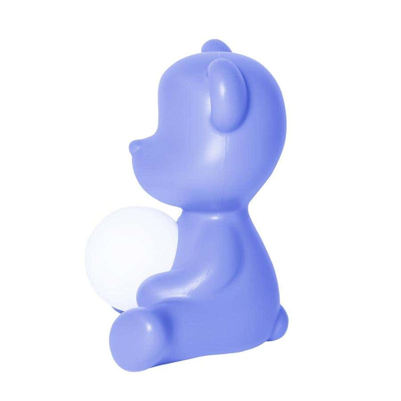 Blue Teddy Bear Lamp LED Rechargeable