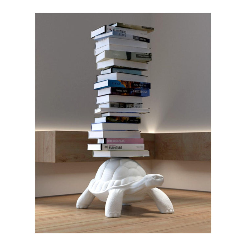 White Turtle Bookcase