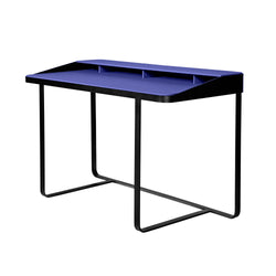 Twain Blue Leather Desk