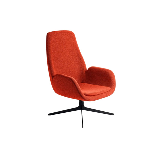 Red Mysa Lounge Chair